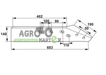 173614 LEMIESZ 16" PRAWY WZMOCNIONY GREGOIRE BESSON