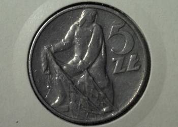 5 złotych 1974 - piękny RYBAK !!!_