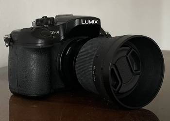 Aparat i obiektyw PANASONIC Lumix dmc-gh4 SIGMA 30mm 1:1.4 DC DN