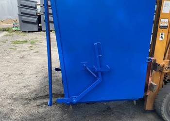 Kontener z przednią klapą, samowyładowczy, koleba 1,5 m3