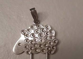 Zawieszka ze srebra baranek