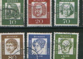 Zn. RFN Mi 350, 2, 8, 9, 61, 2 kas 1961