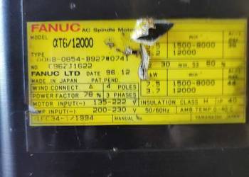 Fanuc A06B-0854-B927#0741 Motor