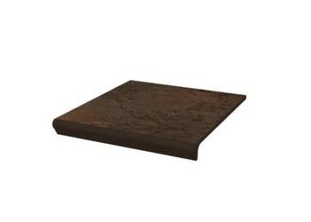 Paradyż Semir Brown – Stopnica z kapinosem 30×33 cm