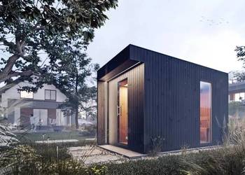 Nowoczesna Sauna Ogrodowa Zewnętrzna z Montażem