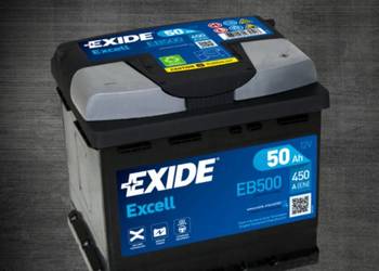 Akumulator Exide Excell 50Ah 450A EN PRAWY PLUS