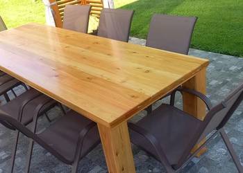 meble ogrodowe stół 250x90x6 krzesła 8szt