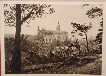 Zamek Książ Pocztówka z 1965 roku