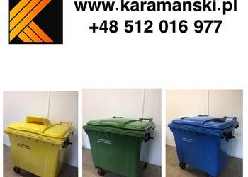 1100 L używane pojemniki na odpady  120 L, 140 L, 240 L , 660 L , śmietniki