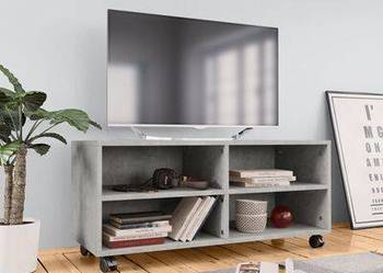 vidaXL Szafka pod TV, kolor betonowy szary, 90x35x35 cm(sku800184) vidaXL Szafka pod TV, kolor betonowy szary, 90x35x35 cm(sku800184)