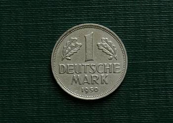 NIEMCY - 1 marka, 1950r „F” - Stuttgart