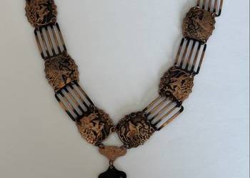 Naszyjnik Vintage w kolorze miedzianym