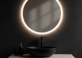 Lustro okrągłe łazienkowe z podświetleniem CAPELLA LED