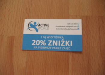 Active World – nauka pływania – Pawłowice - bon