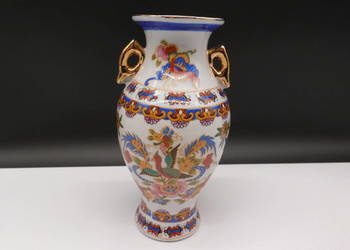 Wazon Porcelanowy w Stylu Orientalnym Rajski Ptak Vintage
