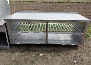 STÓŁ ROBOCZY Z PÓŁKĄ 200X80X85