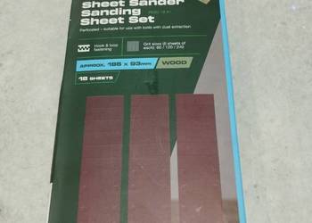 Parkside papier ścierny do drewna 185x93mm Nowy