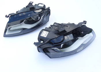 AUDI A4 B8 08-12 LAMPA LEWY PRAWY PRZÓD KOMPLET BIXENON XENON LED ORYGINAŁ