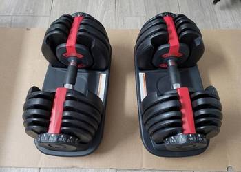 Hantle Regulowane Żeliwne 1 x 24kg Podstawa 15 Poziomów