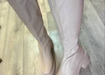 (40/41) Traperowe kozaki na platformie na szeroką stopę, Nowe