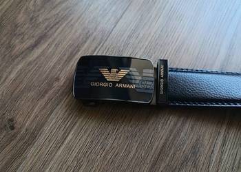 Pasek skórzany męski Giorgio Armani