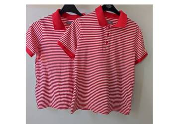 koszulki polo w paski żeglarskie jachtowe z kołnierzykiem rozpinane