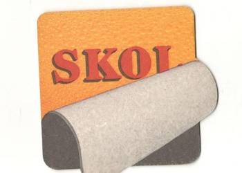 Skol  - podstawka do piwa. Nr. 1.
