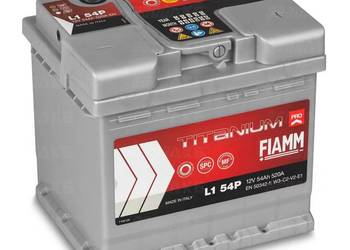 Akumulator FIAMM TITANIUM PRO 12V 54Ah 520A Prawy Plus
