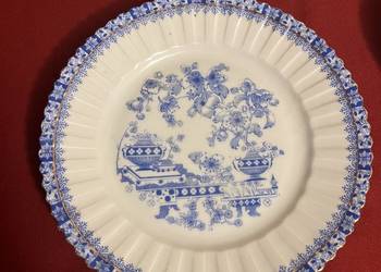 Talerz 24 cm China Blau  Echt Tuppack Tiefenfurt