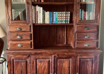 Zestaw mebli gabinetowych / bibliotecznych Almidecor palisander
