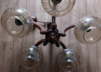 Żyrandol PRL vintage