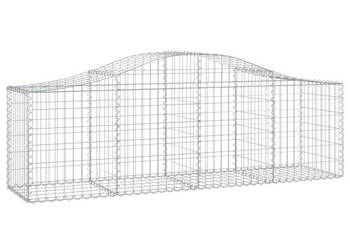 Kosze gabionowe 18 szt 200x50x60/80 cm galwanizowane żelazo WM-3145612