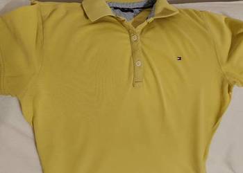 Żółte polo Tommy Hilfiger | Klasyk | Logo | Rozmiar M
