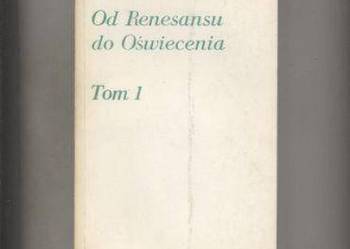 Od Renesansu do OświeceniaT.1 (brak T.2)