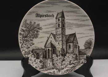 Kolekcjonerski Talerz Klasztor Alpirsbach Royal KPM Bavaria