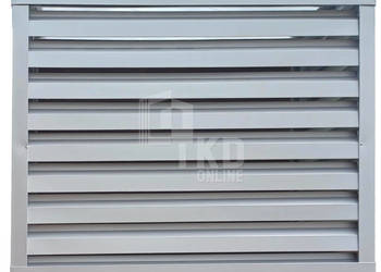 Osłona klimatyzatora pompy ciepła 70x40x130 cm biały TKD160
