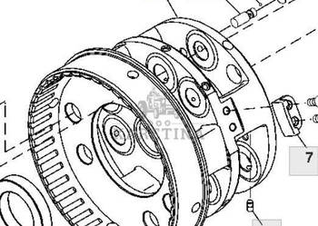 John Deere 8130 8230 8330 8430 8530 Układ Planetarny Skrzyni Biegów IVT CZ…