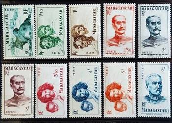 MADAGASKAR 1946 MNH**- kompletna seria.Gratis wysyłka!