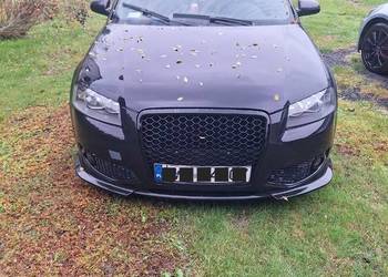 Zderzak Przedni Sport Black Do AUDI A3 8P