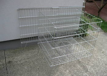 Kosz sprzedażowy / wyprzedażowy metalowy 74x61x82 ocynk