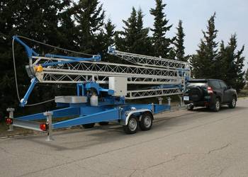 Żuraw szybkiego montażu lekki MiDi LT 15.17 RD dźwig budowlany ciesielski!