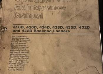 Instrukcja obsługi i konserwacji koparko-ładowarka CATERPILLAR  416D 420D