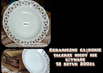 12x ceramiczny talerz NOWE
