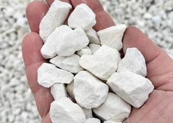 Grys Biała Marianna 8-16 MM Kamienie ogrodowe dekoracyjne ozdobne