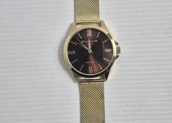 Elegancki zegarek MAGNUM 1930 | Złoty Mesh | Klasyka i Styl