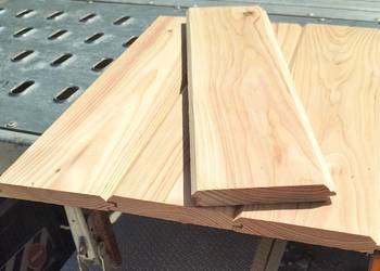 Deska MODRZEW elewacyjna 2cmx,9,5 cm x 5i 4  Sucha deska podbitka, szalowka