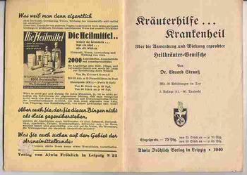 (716) KRAUTERHILFE... KRAUTENHEIL AUTOR: DR. EDUARD STRAUS  1940 ROK