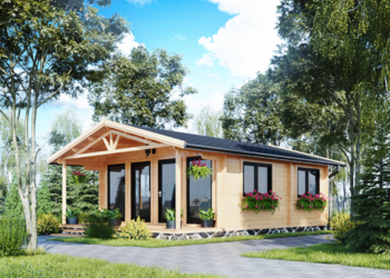 DREWNIANY DOMEK LETNISKOWY PANORAMA 32 + 11 M2