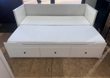 IKEA HEMNES Łóżko Leżanka z 3 szufladami, 2 materace MALFORS Transport