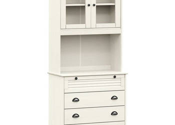 Kredens VIGO biały 80x40x176 cm lite drewno sosnowe WM-3200584